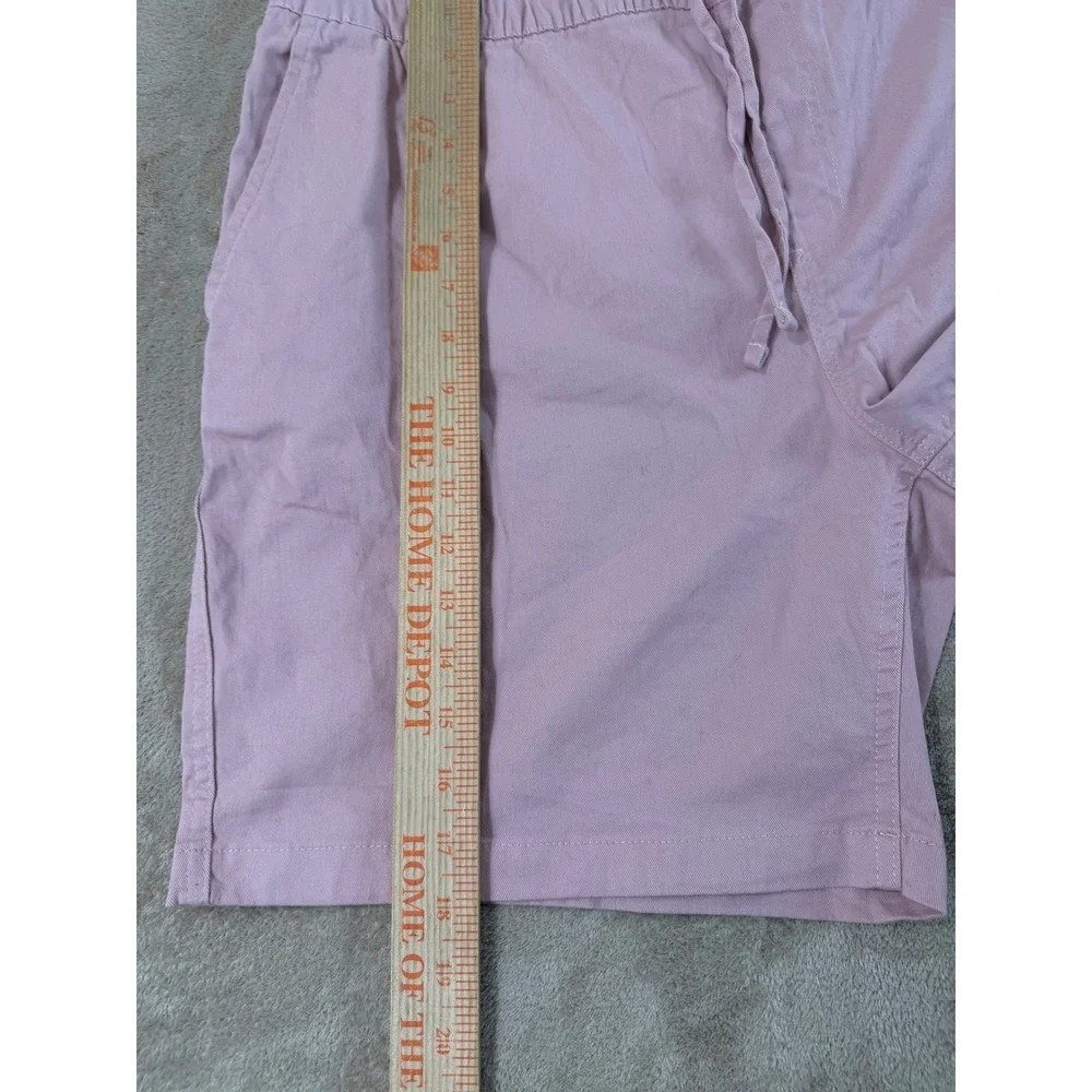 Onia Stretch Twill Pull On‎ Shorts Mens Size XL Baked Clay Pink Performance NEW